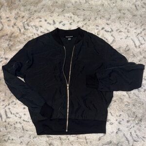 Y2k vintage black, American apparel bomber jacket